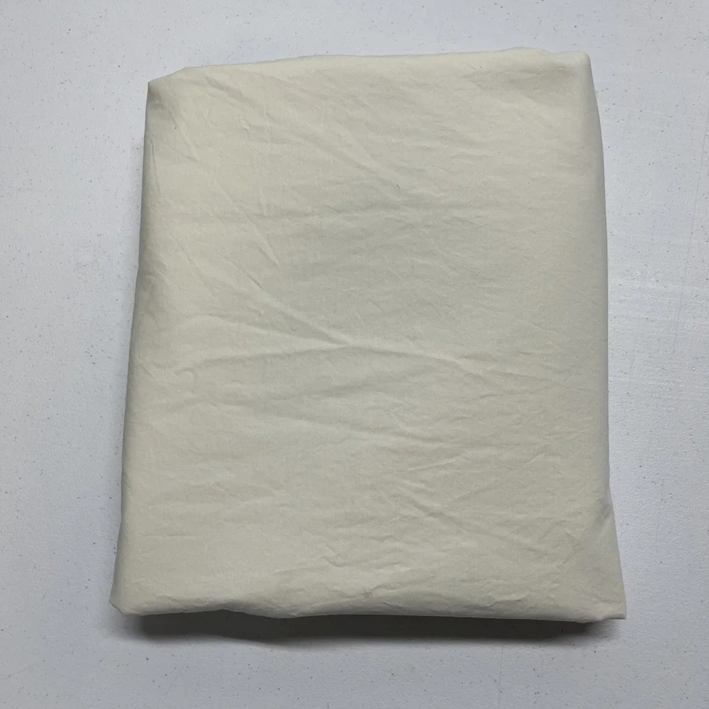 Brooklinen Duvet Cover Ivory White Queen 100% Cotton Percal Classic Comfort